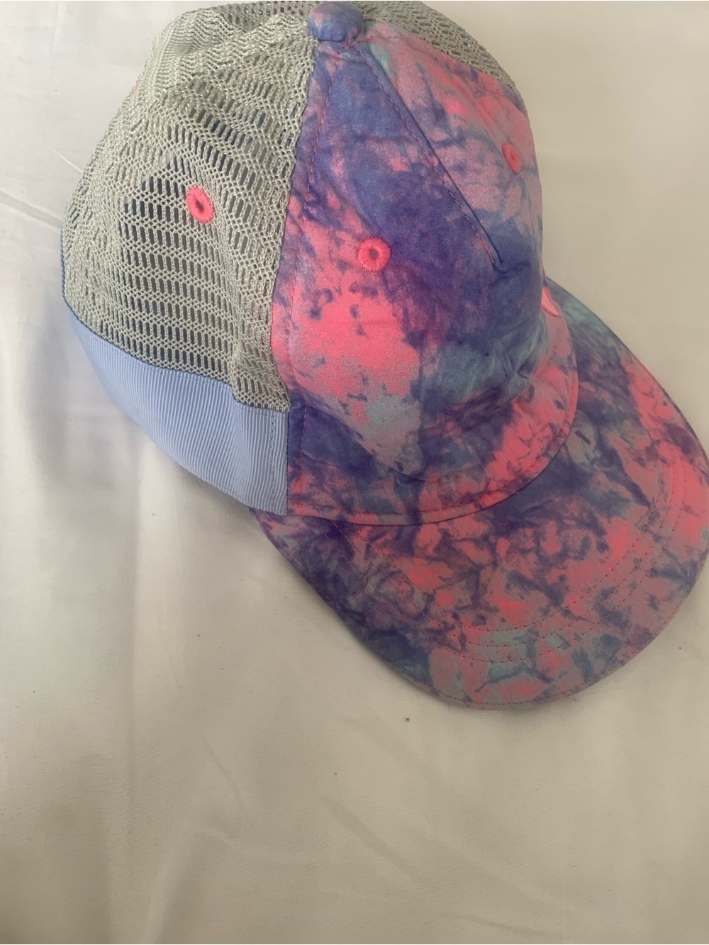 Ivivva Pink & Purple Tie-Dye Mesh Trucker Hat